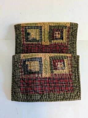Placemats Patchwork Quilted 12 x 17 Bundle 2 Cotton